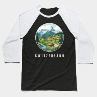 Switzerland Baseball T-Shirt